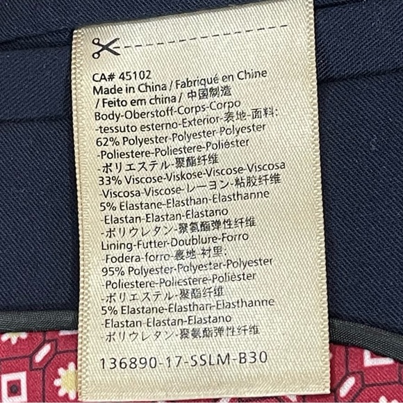 Scotch & Soda Troublemaker Navy Blue Blazer - Picture 7 of 9